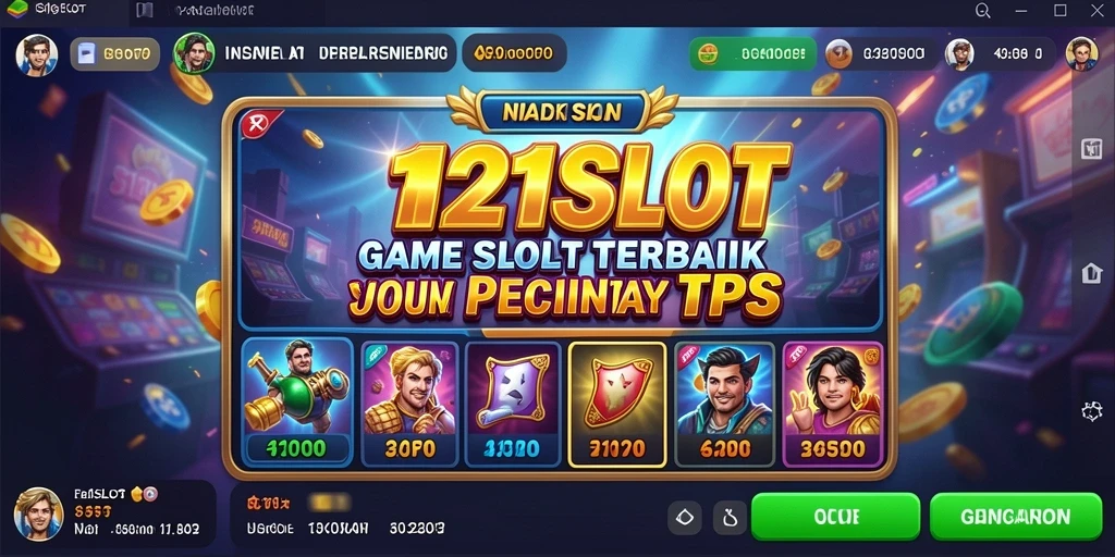 Screenshot dari gameplay 1121SLOT yang sarat dengan peluang menang.