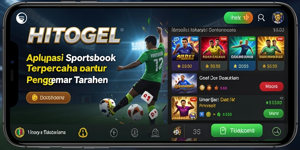 Tampilan gameplay menarik dari aplikasi Sportsbook HITOGEL.