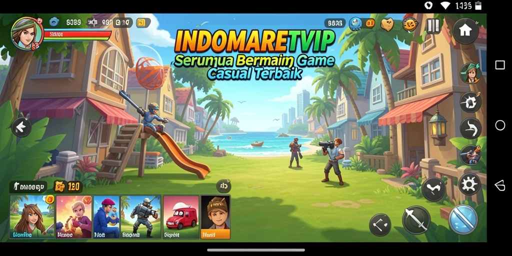 Tampilan gameplay dari INDOMARETVIP dengan keseruan yang tiada henti.