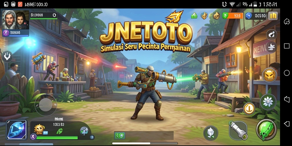 Tampilan gameplay JNETOTO yang menarik dan realistis dalam simulasi.