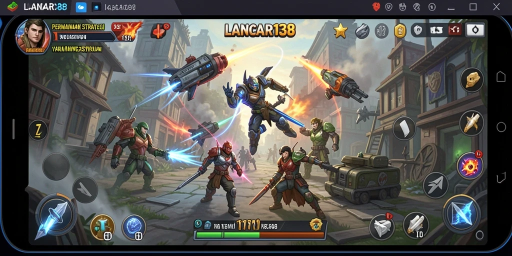 Tampilan gameplay strategi yang mendebarkan di LANCAR138.
