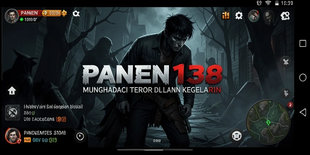 Tampilan gameplay menyeramkan dalam misteri dan kegelapan PANEN138.